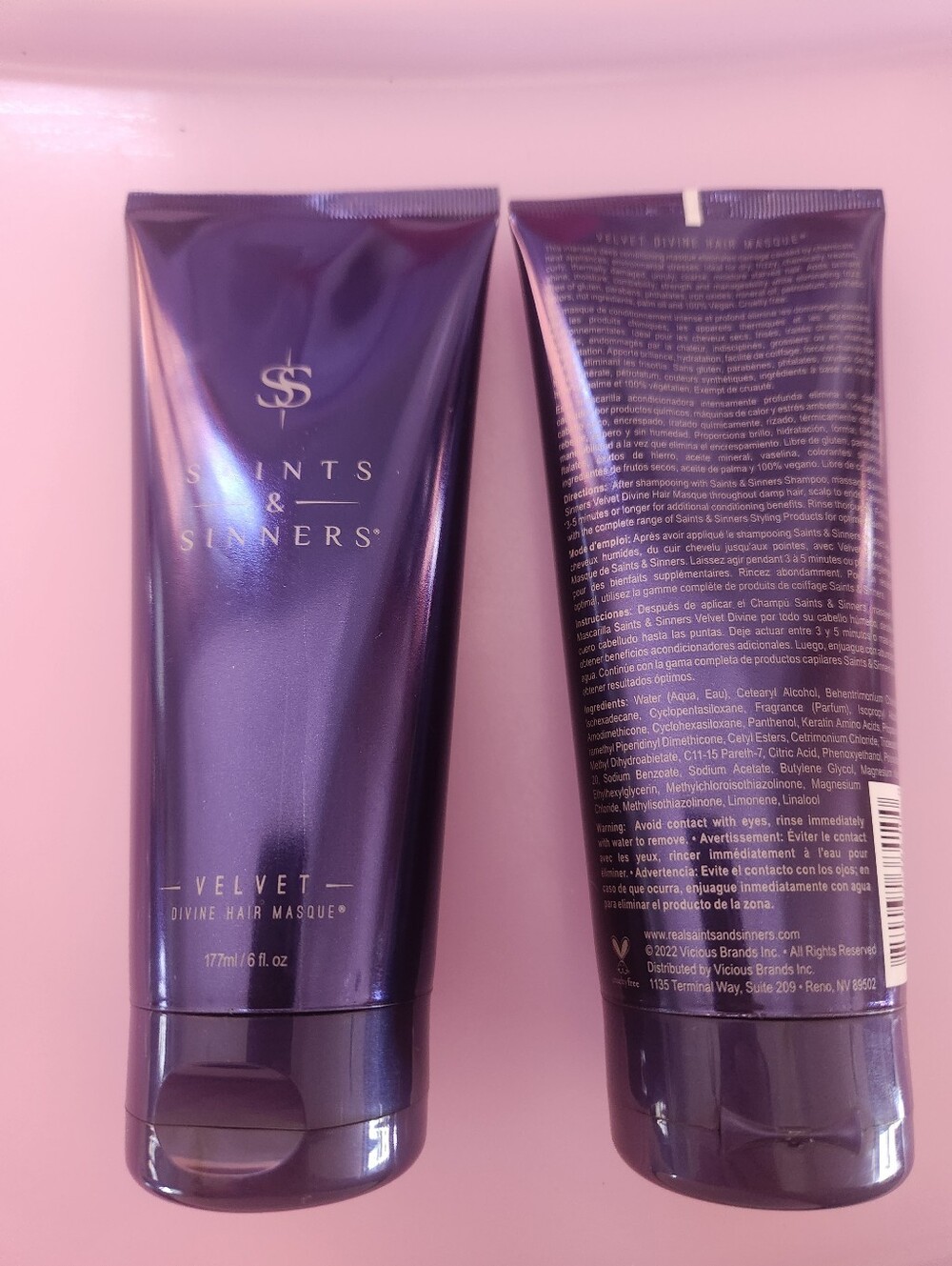 SAINTS & SINNERS Velvet Divine Hair Masque - 6fl.oz. - SEALED - NWT